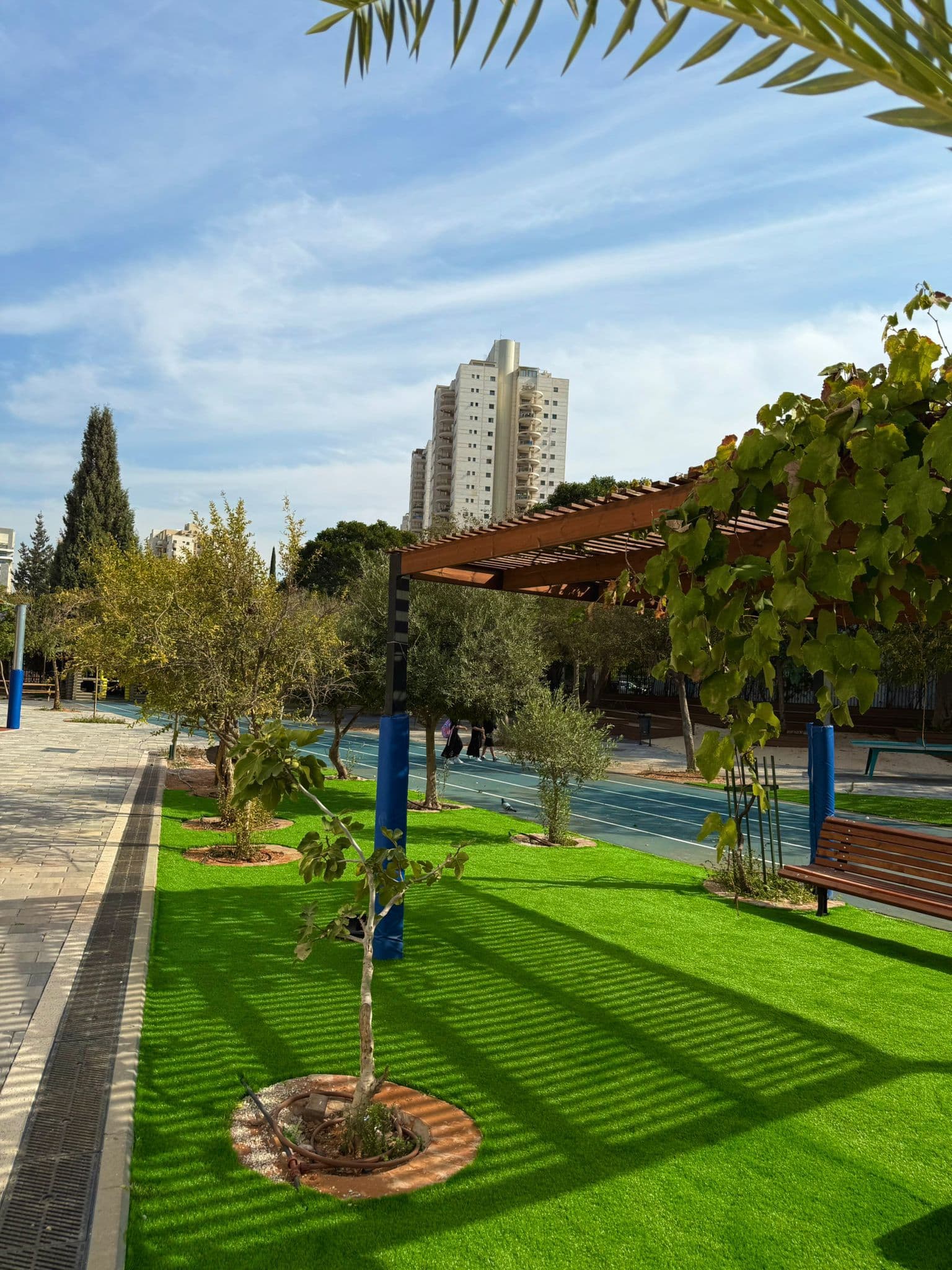 שבילים וחיפויי קרקע